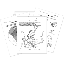 fourth grade grade 4 geography questions for tests and worksheets